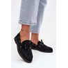 Moteriški zomšiniai mokasinai Big Star RR274948 Juodi | Mokasinai moterims | jai24.lt