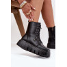 Suede Boots Workery ant Massive Platform Wedge Heel Black Lavica | Auliniai batai moterims | jai24.lt