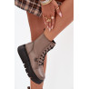 Suede Boots Workery ant Massive Platform Wedge Heel Black Lavica | Auliniai batai moterims | jai24.lt
