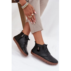 Odos moterų Barefoot batai su dekoratyviniu detaliu Zazoo 30072 Juodi 201462