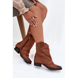 Izoliuotos Kelių Nakties Batai Su Aukštakulniu Camel Sylvette 201475