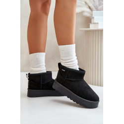 Žemos sniego batai ant platformos Big Star OO274A101 šokoladas 201487