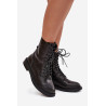 Odos Izoliuoti Moterų Auliniai Batai Workery Big Star SS274480 Juodi | Auliniai batai moterims | jai24.lt