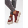 Suede sneakers ant masyvios platformos Zazoo N1270S3 Violetinė | Kedai | jai24.lt