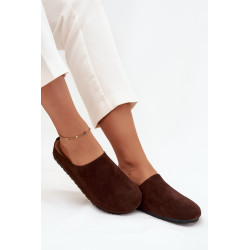 Moteriški šlepetės su platforma šokoladinės Sylviane 201516