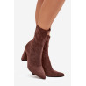 Moteriški kulniukai su siūlėmis rudi Rosivelle | Auliniai batai moterims | jai24.lt