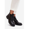 Izoliuoti odiniai moteriški batai su žemu kulnu Vinceza 39953 Juodi | Auliniai batai moterims | jai24.lt
