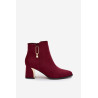 Moteriški kulniukai su aukštu kulnu su auksiniais akcentais Bordeaux Kalivra | Auliniai batai moterims | jai24.lt