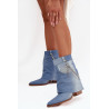 Moteriški kulniukai su grandine džinsai Ilyana | Auliniai batai moterims | jai24.lt