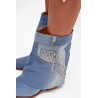 Moteriški kulniukai su grandine džinsai Ilyana | Auliniai batai moterims | jai24.lt