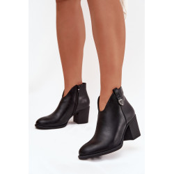 Šilti moteriški kulniukai iš ekologiškos odos juodi Talienne 201578