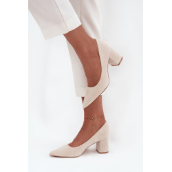 Moteriški aukštakulniai su smailiais priekiniais ir blokiniu kulnu Bordeaux Pavira 201595