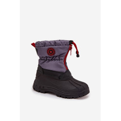 Vaikiški žieminiai batai su užsegimu Big Star SS374031 Pilki-juodi 201599