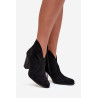 Moteriški kulniukai iš eko zomšos juodi Elvirae | Auliniai batai moterims | jai24.lt