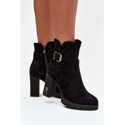 Moteriški kulniukai su sagtimi įlieti juodi Selisse 201604