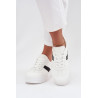 Moteriški sportbačiai ant platformos balti Elvessia | Kedai | jai24.lt