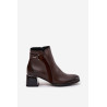 Odos moteriški kulniukai su šildymu Zazoo 60563 rudi | Auliniai batai moterims | jai24.lt