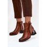 Odos moteriški kulniukai su šildymu Zazoo 60563 rudi | Auliniai batai moterims | jai24.lt