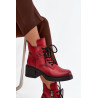 Moteriški odiniai auliniai batai su blokiniu kulnu su izoliacija Vinceza 39950 Raudona | Auliniai batai moterims | jai24.lt