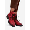 Moteriški odiniai auliniai batai su blokiniu kulnu su izoliacija Vinceza 39950 Raudona | Auliniai batai moterims | jai24.lt