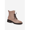 Moteriški odiniai auliniai batai su žemu kulnu sušildyti Vinceza 39955 Smėlio | Auliniai batai moterims | jai24.lt