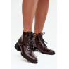 Odos lakuoti moteriški auliniai batai su blokiniu kulnu Artiker 57C1117 Juodi | Auliniai batai moterims | jai24.lt