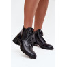 Odos lakuoti moteriški auliniai batai su blokiniu kulnu Artiker 57C1117 Juodi | Auliniai batai moterims | jai24.lt