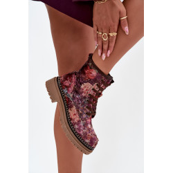 Raštuotos moteriškos šiltos auliniai Artiker 57C1054 Juodi 201662