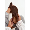 Moteriški barefoot tipo batai iš natūralios zomšos Zazoo 327 šokoladinis | Pavasariniai batai | jai24.lt