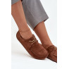 Moteriški barefoot tipo batai iš natūralios zomšos Zazoo 327 šokoladinis | Pavasariniai batai | jai24.lt