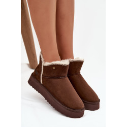 Moteriški sniego batai ant platformos Wrangler 20253093.IKU šokoladas 201707