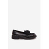 Moteriški lakiniai mokasinai S.Barski HY52-369B Juodi | Mokasinai moterims | jai24.lt