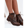 Moteriški batai iš natūralios odos su plokščiu kulnu Maciejka 07063-02 Ruda | Auliniai batai moterims | jai24.lt