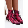Oda Raštuotos Auliniai Batai Su Plokščiu Kulnu Maciejka 06391-23 Rožinė | Auliniai batai moterims | jai24.lt
