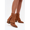Moteriški aulinukai su kulnu ir apversta viršutine dalimi Camel Idalia | Auliniai batai moterims | jai24.lt