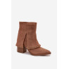 Moteriški aulinukai su kulnu ir apversta viršutine dalimi Camel Idalia | Auliniai batai moterims | jai24.lt