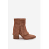 Moteriški aulinukai su kulnu ir apversta viršutine dalimi Camel Idalia | Auliniai batai moterims | jai24.lt