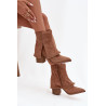 Moteriški aulinukai su kulnu ir apversta viršutine dalimi Camel Idalia | Auliniai batai moterims | jai24.lt