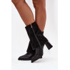 Odos moteriški kulniukai su apversta kojos ir šildymu Maciejka K7206-01 Juoda | Auliniai batai moterims | jai24.lt