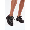 Moteriški loaferiai su sagtimi ekologiška oda juodi Laurea | Pavasariniai batai | jai24.lt