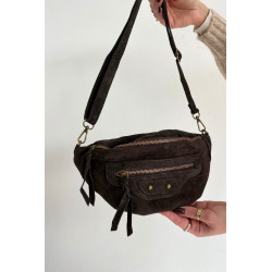 Rudos odinės diržo rankinės Romilly 201809