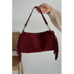 Oda zomšos rankinė su kutais Bordo Jessira 201811