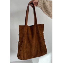 Velveto pirkinių krepšys Camel Miraya 201812