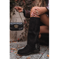 Izoliuotos moteriškos aulinės su segtukais juodos Umbria 201843