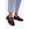 Odos zomšos moteriški mokasinai su išskirtiniu detaliu D&A MR52-178 Juodi | Mokasinai moterims | jai24.lt