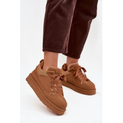 Moteriški sportbačiai su kailiu Camel Cyrissa 201866