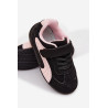 Vaikų Sportbačiai Su Velcro Juoda Balta Perrin | Kedai vaikams | jai24.lt