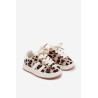 Sportiniai Bateliai Sneakers Vaikams Leopardas Smėlinė Amelle | Kedai vaikams | jai24.lt