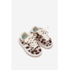 Sportiniai Bateliai Sneakers Vaikams Leopardas Smėlinė Amelle | Kedai vaikams | jai24.lt