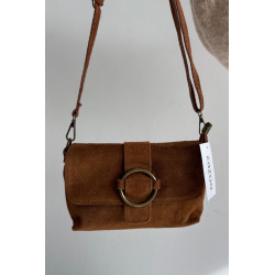 Odos Suede Maža Rankinė Camel Jessel 201883